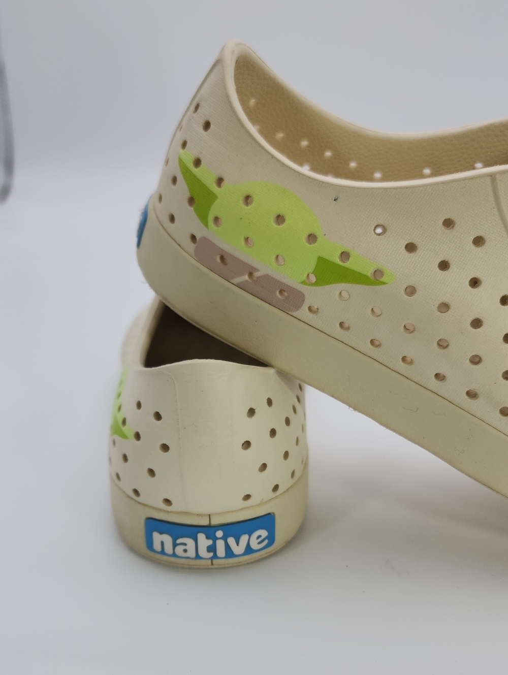 Native x Disney Jefferson Slip-On Water Shoes Star Wars Yoda M6/W8 - Picture 6 of 12